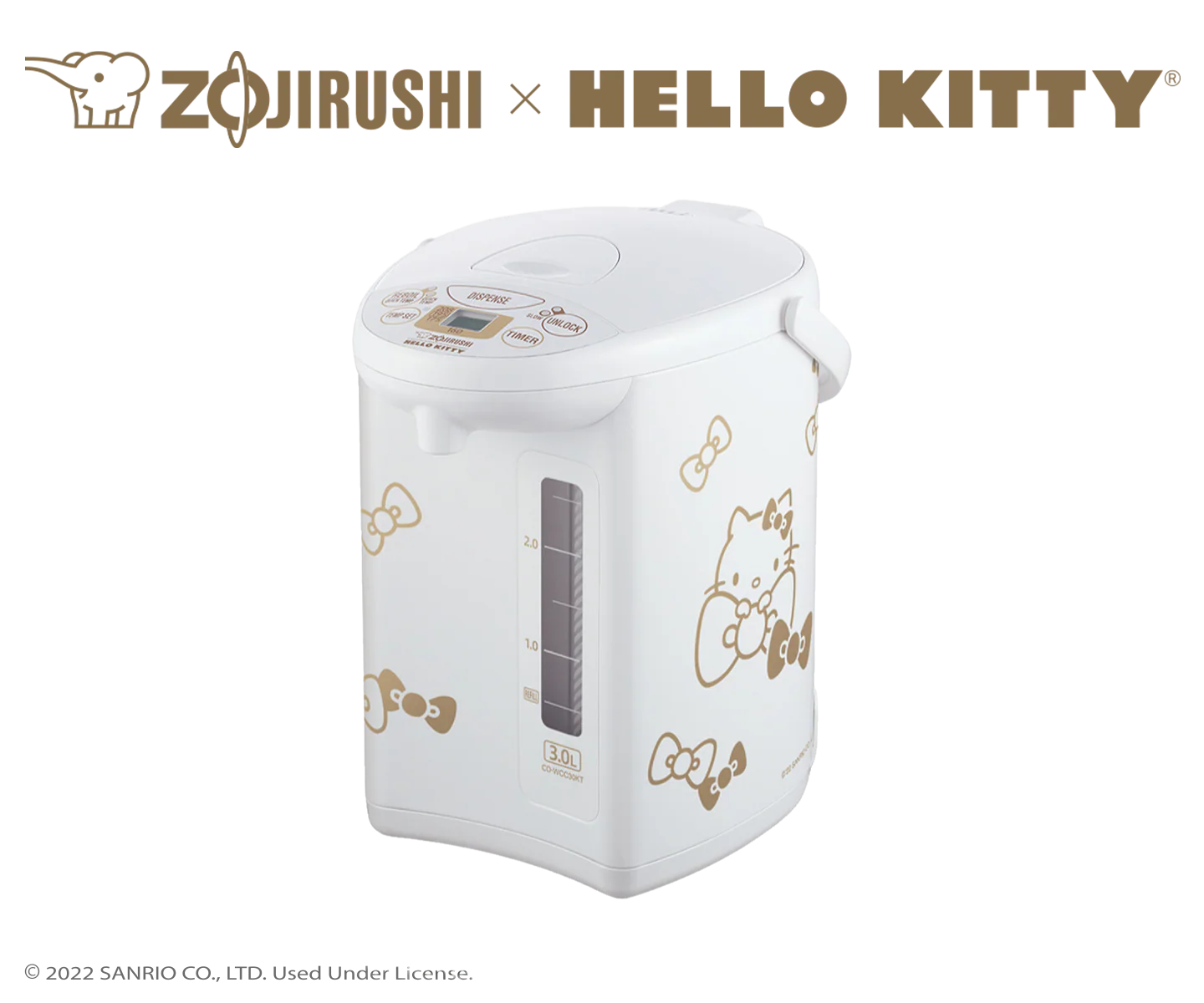 ZOJIRUSHI x HELLO KITTY? Micom Water Boiler & Warmer CD-WCC30KT